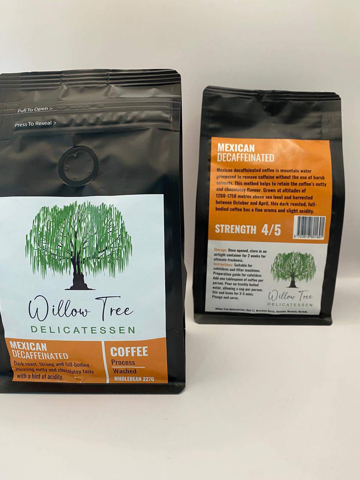 Mexican Decaffeinated Wholebean Coffee