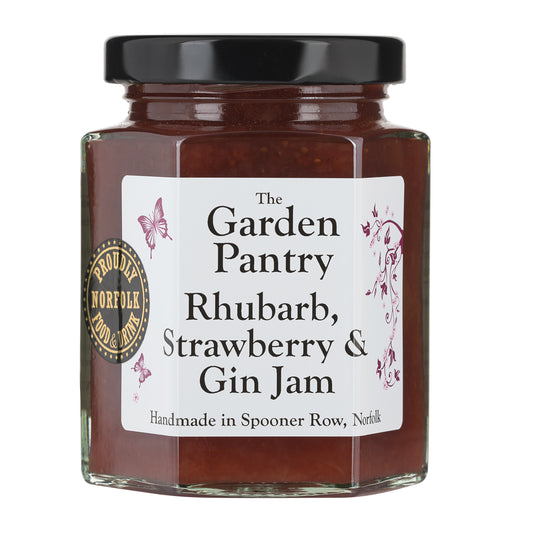 Rhubarb, Strawberry & Gin Jam