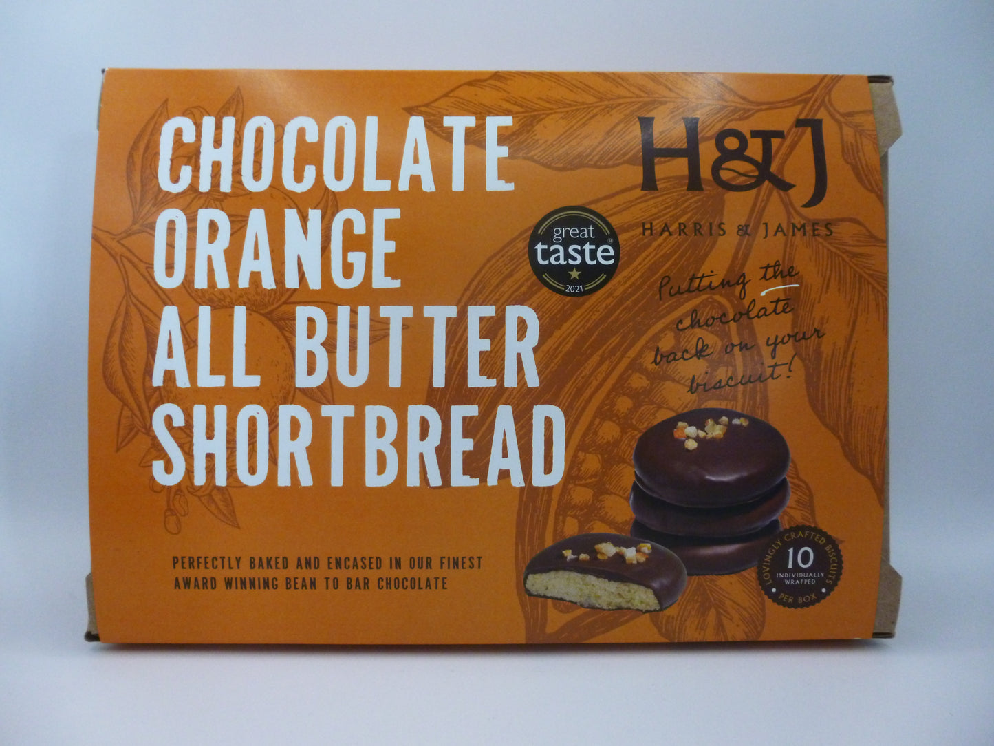 Chocolate Orange All Butter Shortbread