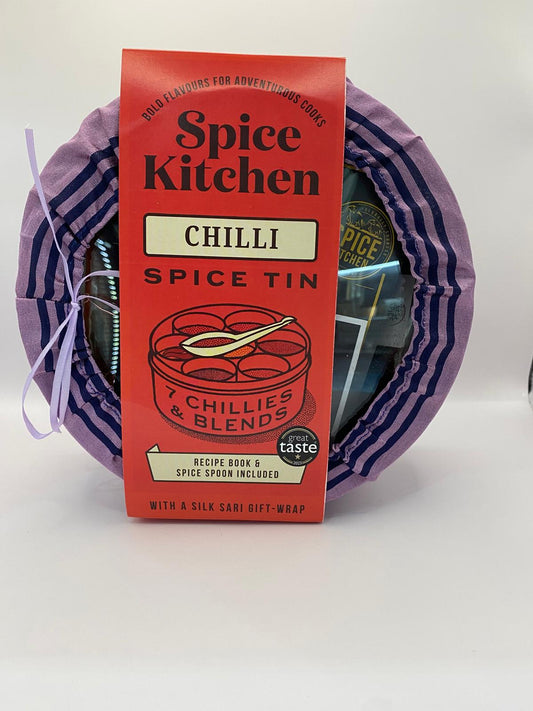 Chilli Spice Tin + Silk Wrap