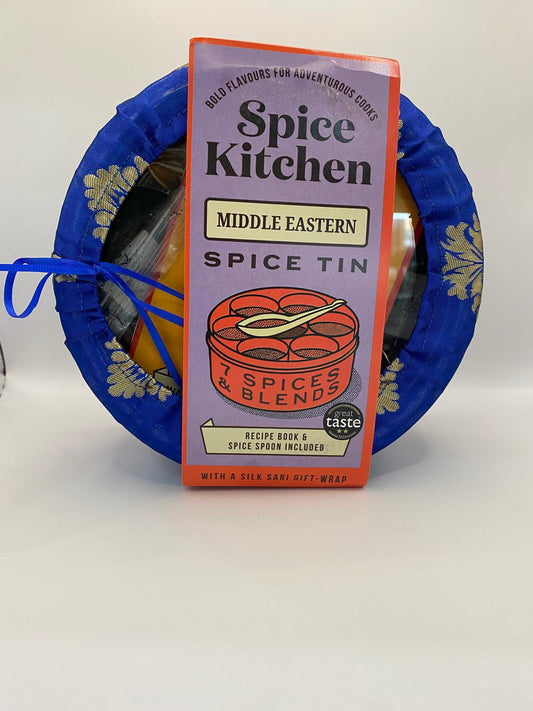 Middle Eastern Spice Tin + Silk Wrap