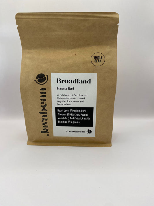 Broadland Blend Wholebean Coffee